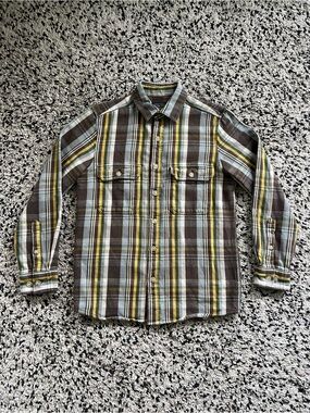 Pendleton Men’s Arcadia Plaid Flannel Shirt 100% Cotton Button Down Size Small